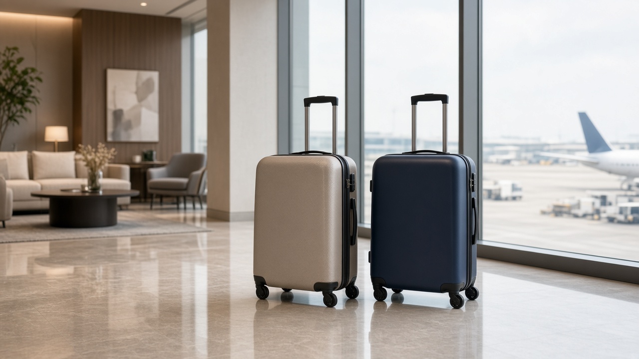 Atlas luggage ready for departure